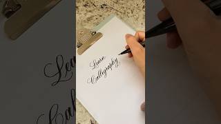 Learn Calligraphy With Loveleigh Loops #calligraphy #shorts