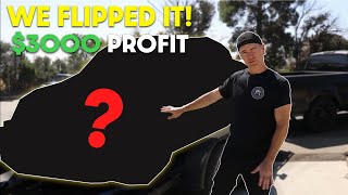 We flipped this car for $3000 profit - $10 Fix!