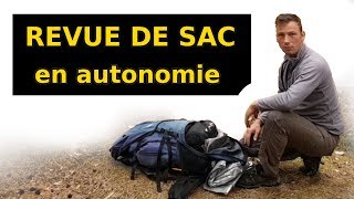 Revue de sac en autonomie & chargement - config 1