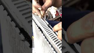 Amazing Technique of Fixing a Radiator #satisfying #ytshorts #restoration