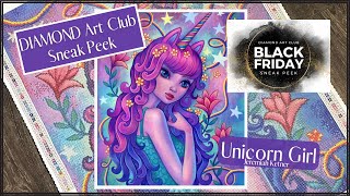 Diamond Art Club Black Friday Sneak Peek “Unicorn Girl” by Jeremiah Ketner