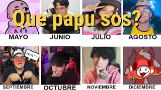 ¿QUÉ PAPU ERES SEGUN TU FECHA DE NACIMEINTO?