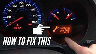 How to Reset Oil Life and "Service Due Soon" Code (A123) on your Acura TL