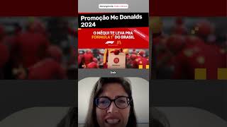 Conheça a Promoção MC Donalds F1