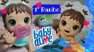 BABY ALIVE 1° BANHO / BABY ALIVE 1st BATH