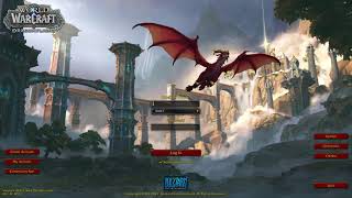 WoW - Dragonflight BETA - Login Screen (Updated Version) - Alexstrasza fly-by - Build 46420 [4K60]