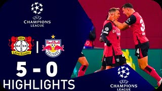 Florian Wirtz Goal | Leverkusen vs RB Salzburg 5-0 Highlights | Champions League 2024