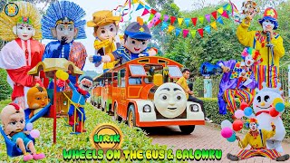 COCOMELON🔴WHEELS  ON THE BUS SPESIAL LIRIK & BALONKU VERSI ONDEL ONDEL DAN BADUT NAIK ODONG ODONG