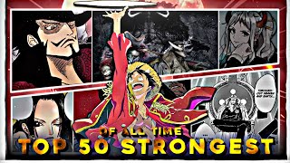 Top 50 Strongest Characters in One Piece | Part 1 |