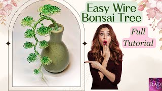 Step by Step, How to make Wire Bonsai Tree, Wire Tree Tutorial