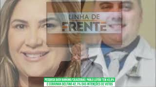 Pesquisa Data Ranking/Cajazeiras: Pablo Leitão tem 43,8% e Corrinha Delfino 42,1%