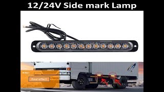 12V/24V Car Clearance lamp side marker Light 36W Waterproof LED Indicator vehicle