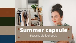 SUMMER CAPSULE. 16 PIECES 33 OUTFITS. SUSTAINABLE LOOKBOOK.| live&wear NEAT