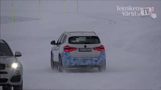 BMW iX3 and iX5 (i5/iNext) spy video - electric cars