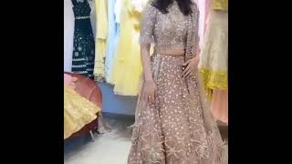 Trending lehenga design for functions and party | pretty and gorgeous look #fashion #shorts #lehenga