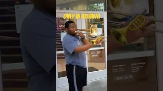 Only In Atlanta | Talented Trombone🎺 Player #atlanta #atl #trombone #tromboneplayer #trumpet