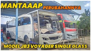 TERBARU DARI ALS EX SURYA PUTRA || MODEL JETBUS 3 VOYAGER SINGLE GLASS MULAI KELIHATAN