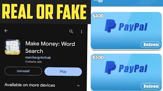 Money word search withdrawal real or fake|| money word search app withdraw