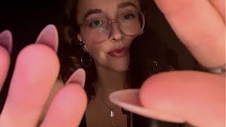 ASMR personal attention, comforting whispers with hand movements (german/deutsch)