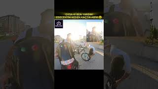 OYSAKİ BEN YARDIM EDECEKTİM (Neden Kaçtın Abim) Komik Motovlog #shorts #komik #motovlog #insta360x3