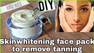 Incredible face mask to remove darkspot and pigmentation and sun tanning  of the skin naturally