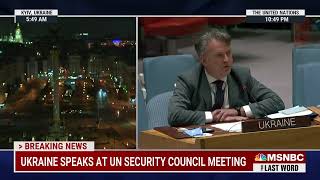 Ukraine ambassador to UN calls for Russian Federation to "relinquish responsibilities"