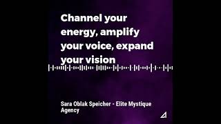 Channel your energy, amplify your voice, expand your vision