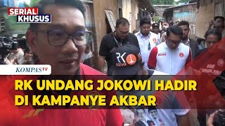 Ridwan Kamil Ungkap Sudah Undang Jokowi Hadir di Kampanye Akbar Pilkada 2024