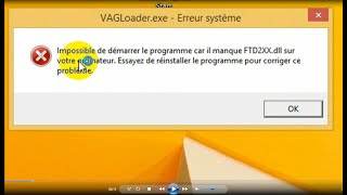 FVDI impossible de démarrer le programme car il manque FTD2XX.dll sur votre ordinateur