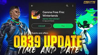 Free Fire Ob39 update date and time | in Telugu 2023￼