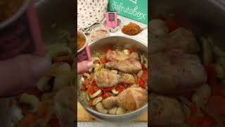 Estofado de pollo y verduras fácil y delicioso #recetasrapidas #shots #disfrutabox