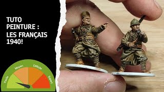 Tuto peinture Bolt Action  : comment peindre les Français 1940 !