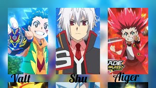 # All lengend bladder in one video in Beyblade burst #