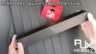 RJXHOBBY Square carbon fiber tube