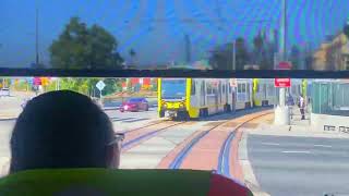 Metro e line expo TIMELAPSE Going back and forth lol