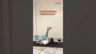 Easy ways to get into Halasana #halasana