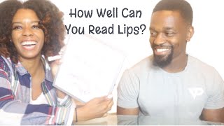 HOW WELL CAN YOU READ LIPS? ( COUPLES CHALLENGE )