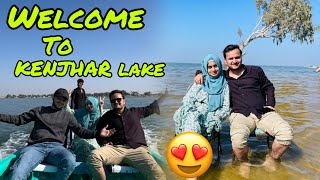 ALHAMDULILLAH six hour ka safar kar k kenjhar lake pohonch gay😍beautiful experience