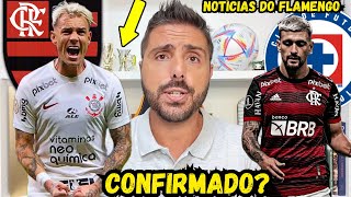 URGENTE🚨ROGER GUEDES NO FLAMENGO? | ARRASCAETA NO CRUZ AZUL? | ORTIZ MARCA | NOTÍCIAS DO FLAMENGO