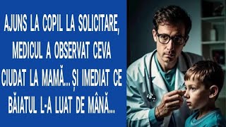 Ajuns la copil la solicitare , medicul a observat ceva ciudat la mamă...Şi imediat ce băiatul l-a...