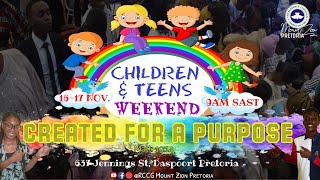 CHILDREN & TEENS WEEKEND || 17 NOVEMBER, 2024