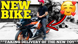 Finally⚡ New Addition in The Garage : KTM RC 390 😍 (Bike Delivery Vlog) ~ Speedy Singh