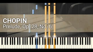 Chopin - Prelude, Op. 28, No. 6 in B minor (Synthesia)