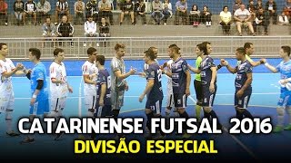 ARAQUARI FUTSAL 3 x 4 JEC / KRONA - Catarinense de Futsal 2016 - Divisão Especial - 4ª Rodada