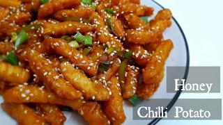 HONEY CHILLI POTATOES Recipe in Restaurant Style by Yummy Quick Recipes