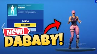 New Fortnite PULL UP TikTok Emote! (Dababy Rockstar) (Fortnite Item Shop - 28 February)