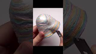 Tape Ball Cutting 😌 #satisfying #asmr #oddlysatisfying #tapeball #relaxing