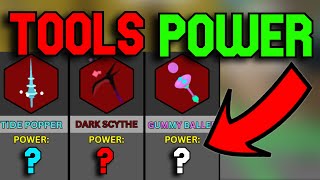 *ALL* Tools Power Comparison 🐝(Bee Swarm Simulator)