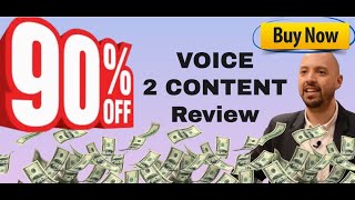 Voice2Content review | FULL Voice2Content DEMO | Exclusive Bonus