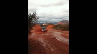 Ford Explorer Off-Road Muddy in Sedona (big splash)